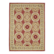 Handmade European Vintage Aubusson Kilim 267 cm x 361 cm