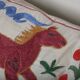 Vintage embroidered cushion cover 46x150 cm
