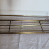 Brass metal shelf