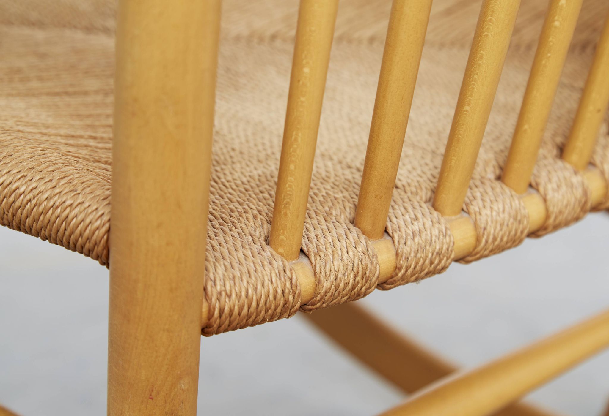 Vintage J16 Rocking Chair by Hans J. Wegner for FDB Møbler, 1960s