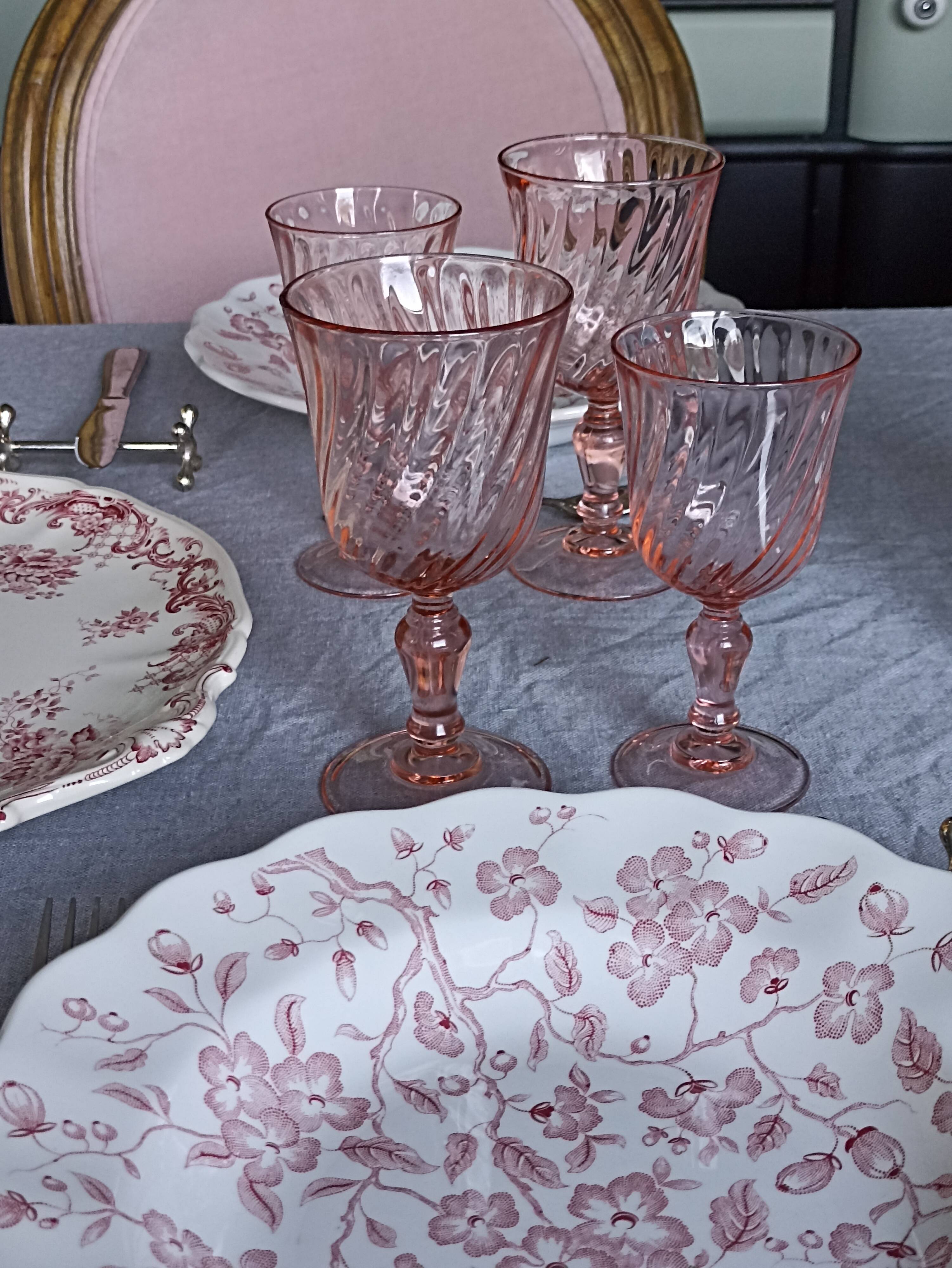 Rosaline red wine glasses