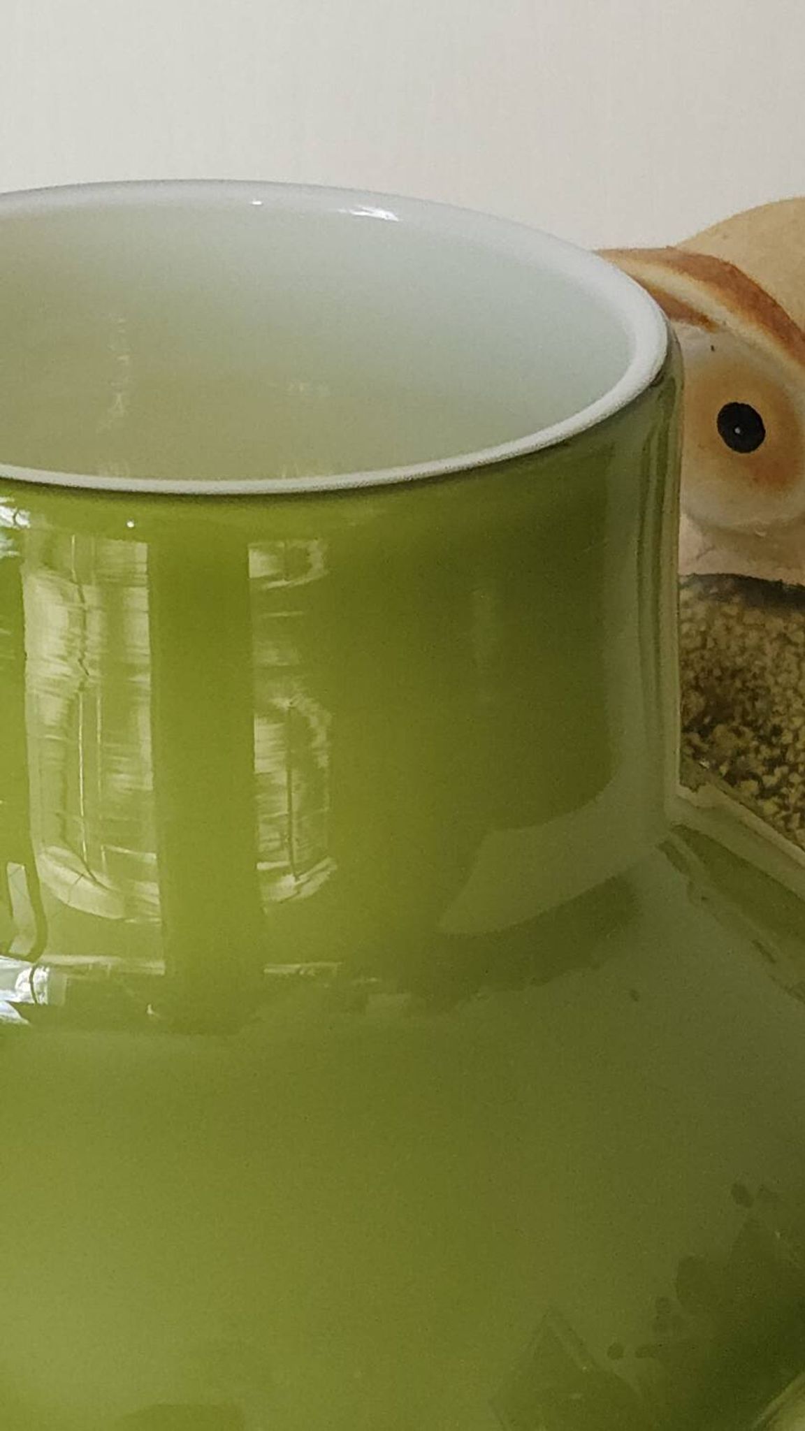 Vase en verre soufflé Space Age