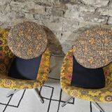 Pair of polystyrene cocktail shells 1970s