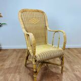 Rattan armchairs
