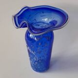 Blown glass vase signed Martine Durand-Gasselin