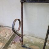 Old wrought iron marquee