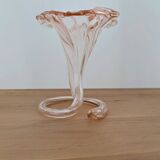 Murano blown glass trumpet vase