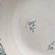 Round, hollow ironstone dish "Milan" Creil and Montereau