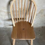Lot chaises bois style Ercol Windsor