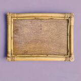 Commode vintage en rotin et bambou