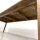 Farm table with tapered legs, L 260 cm