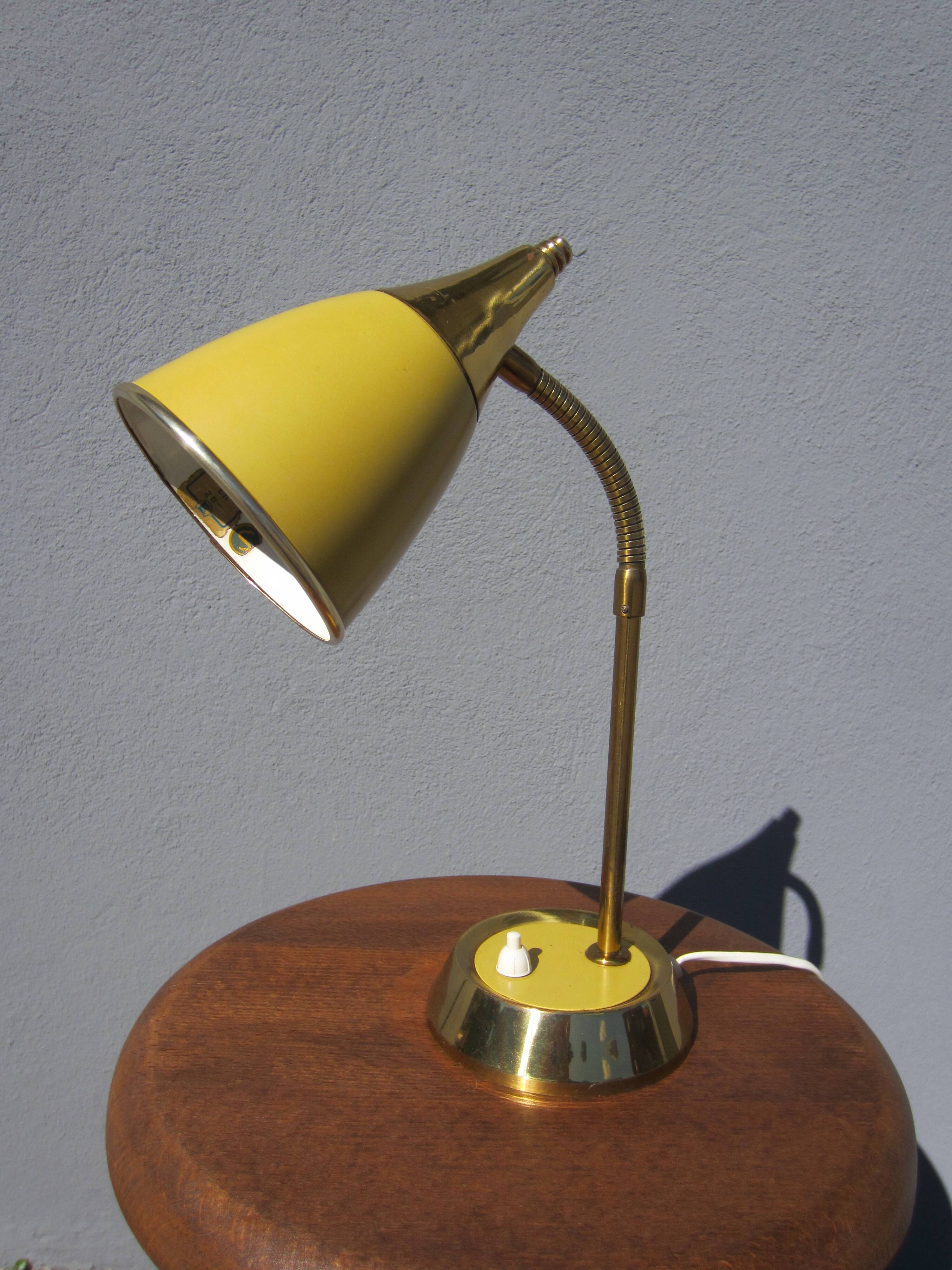 Scandinavian articulated desk lamp by Lorentzons