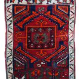 Old Turkish carpet Yastik handmade 61cm x 110cm 1890s