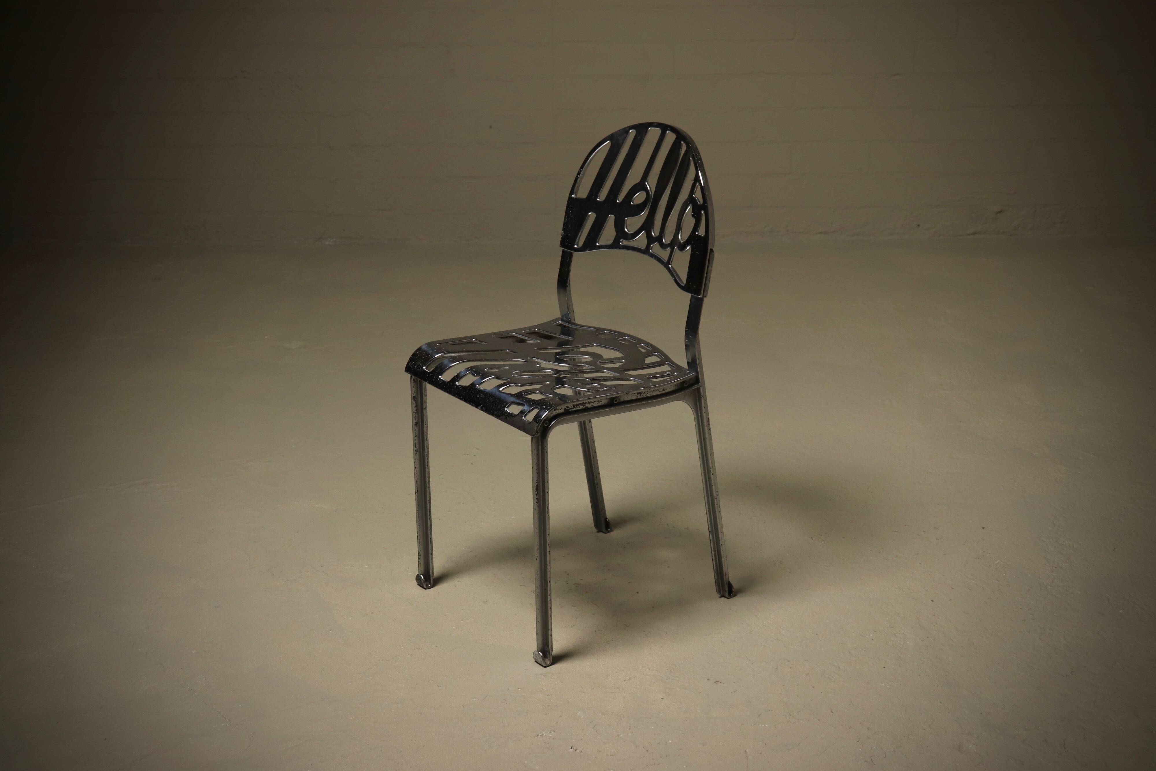 “Hello There” side chair by Jeremy Harvey for Artifort 1970s