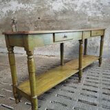 Antique counter side table wall table shop counter