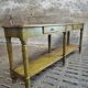 Antique counter side table wall table shop counter