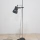 Floor lamp, graphite grey, metal, Germany, 1970s.
