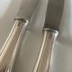 Set of 11 knives Christofle Alfénide Saturn modernist silver metal