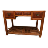 Vintage desk, solid elm, China