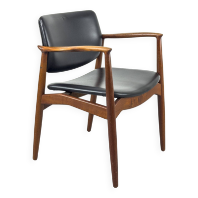 Danish teak armchair by Erik Buch for Ørum Møbelfabrik, 1960s.