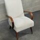 Fauteuil restauré par Jaroslav Smidek 6952 pour Ton