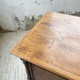 Drapery oak counter 1900