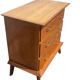 oak commode with tapered legs 1950