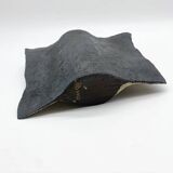 Reversible "Coal Black" / Brutalist Vase