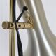 Lyskær Belysning double spot floor lamp / reading lamp / brass / 1970s / Danish modern design