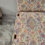 Louis Philippe style floral decor sofa bench from the nap period