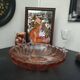 Art Deco glass cup by Rosaline France