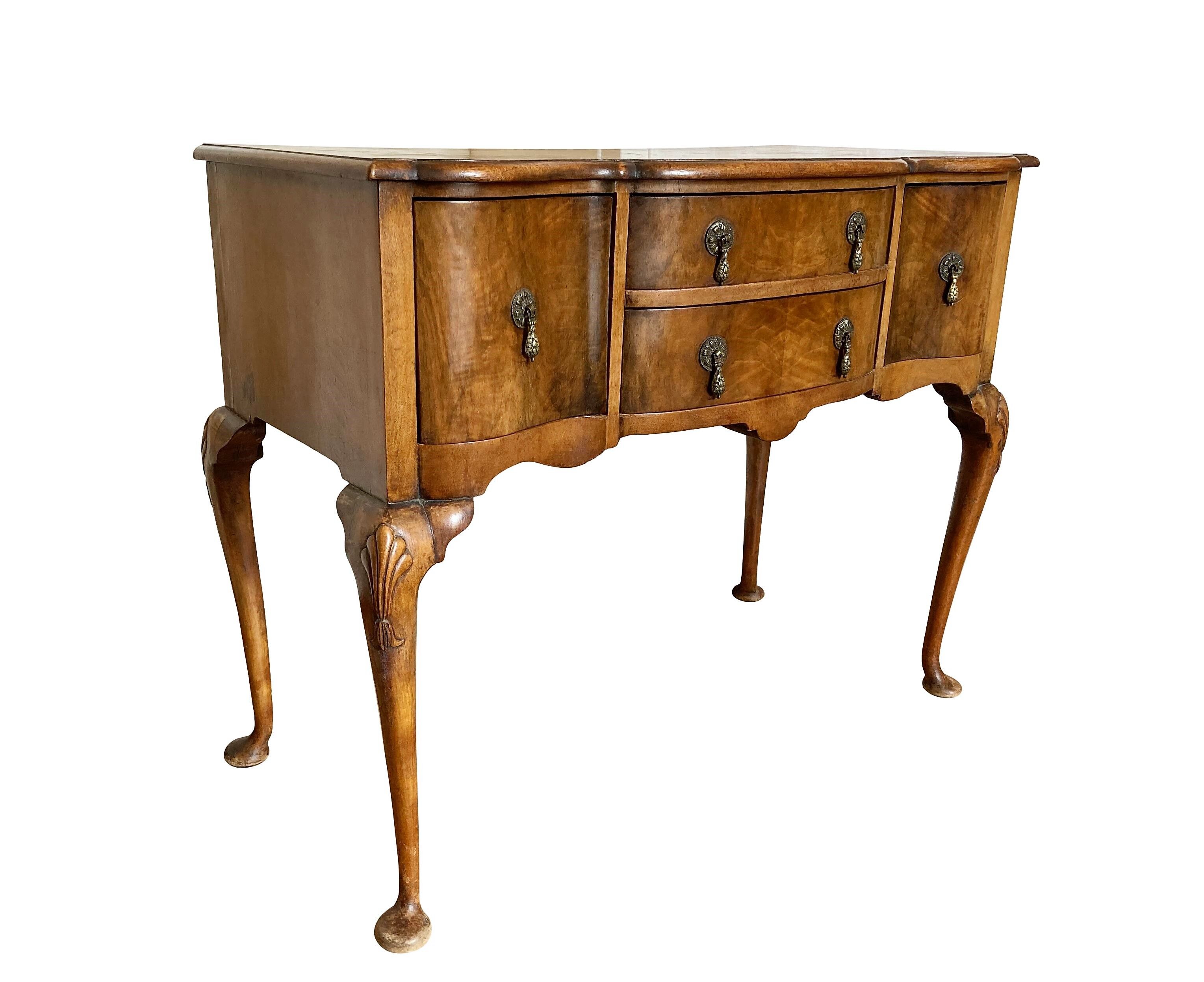 19th-century Chippendale-style lowboy