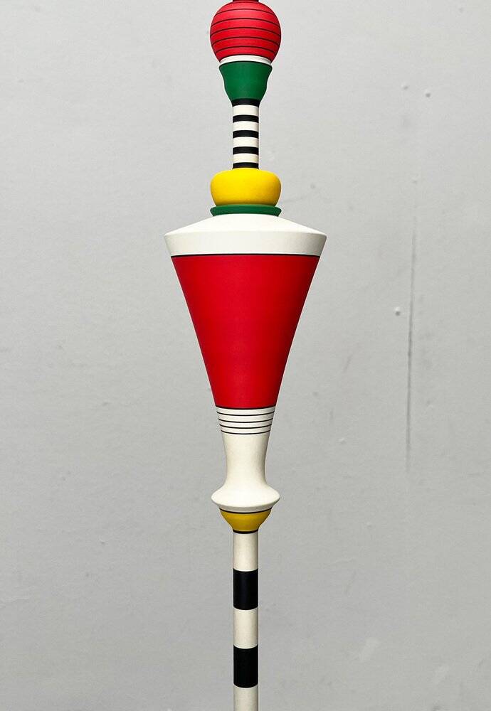 French vintage floor lamp by Olivier Villatte, 1980s.