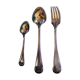 12-place silver-white metal cutlery set 85