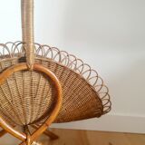 Log holder / rattan magazine holder