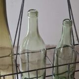 Old metal bottle holder