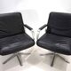 Set of 2 Wilkhahn Delta conference/dining chairs from the Delta Group
