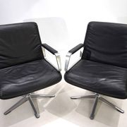 Set of 2 Wilkhahn Delta conference/dining chairs from the Delta Group