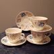 3 tasses thé anglaises, fleuries faience Ironstone Churchill