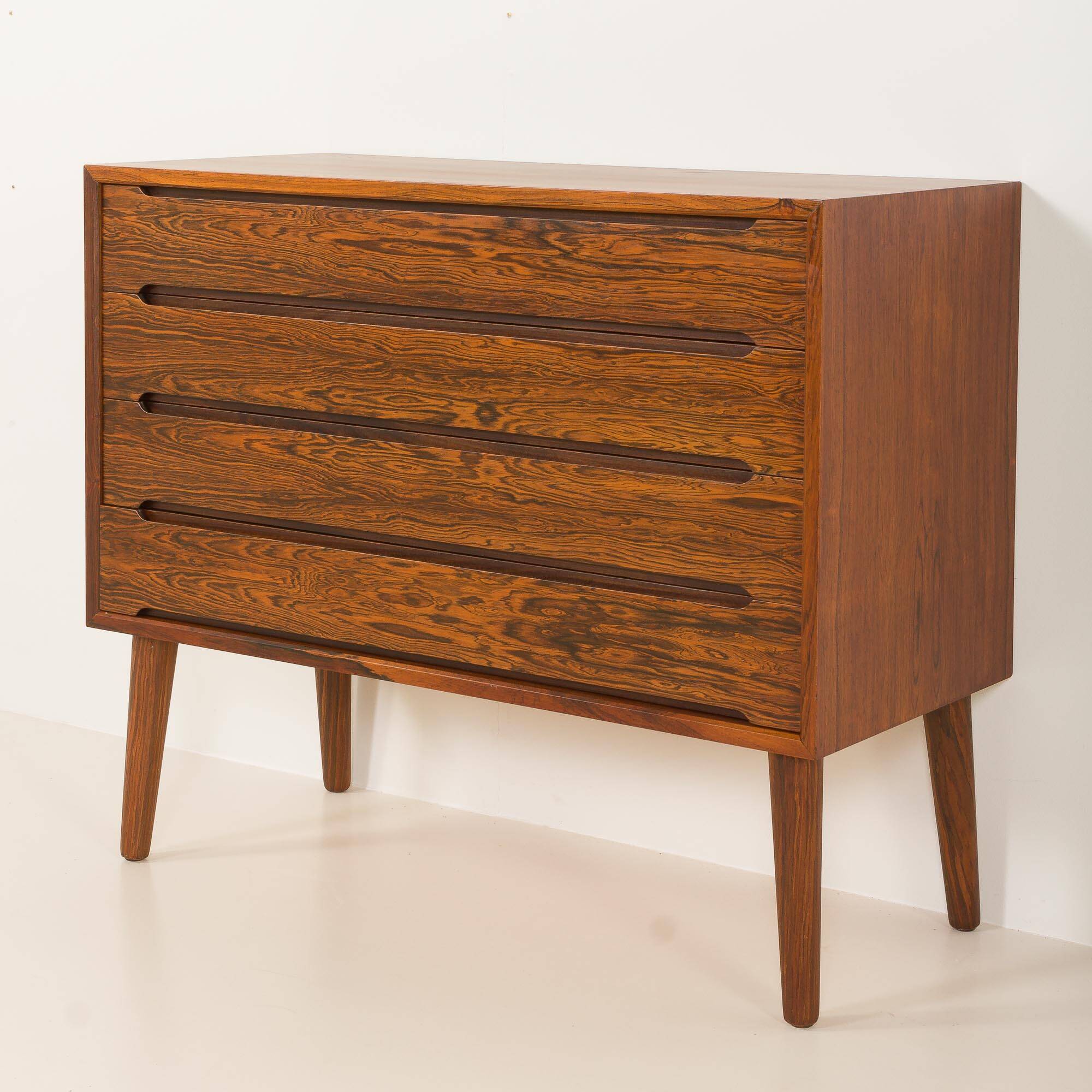 Scandinavian minimalist rosewood chest