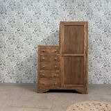 Armoire asymétrique art déco (rénovée)