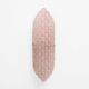 Pair of Pink Murano Glass Wall Sconces with Textured Relief