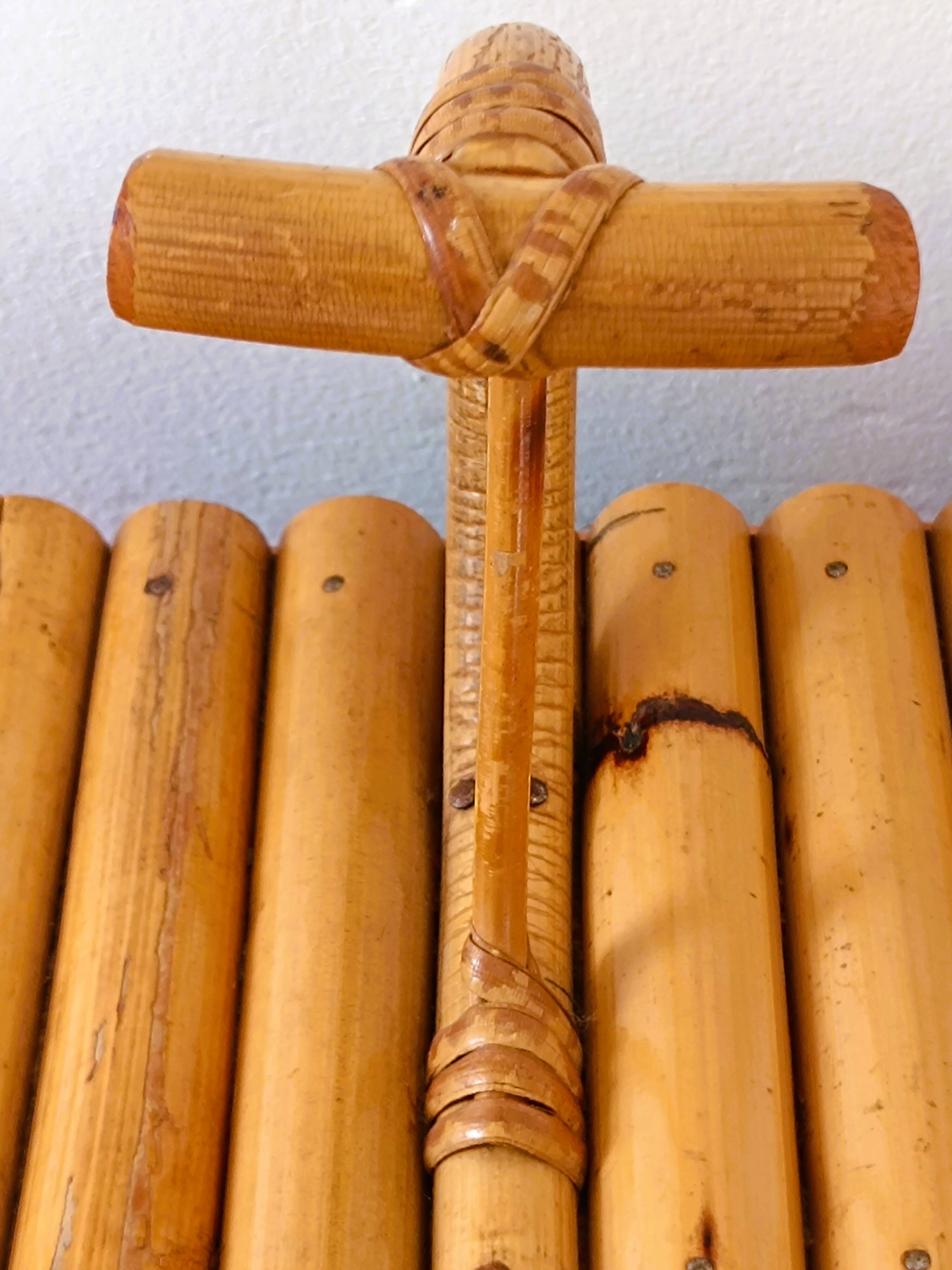 Bamboo coat rack