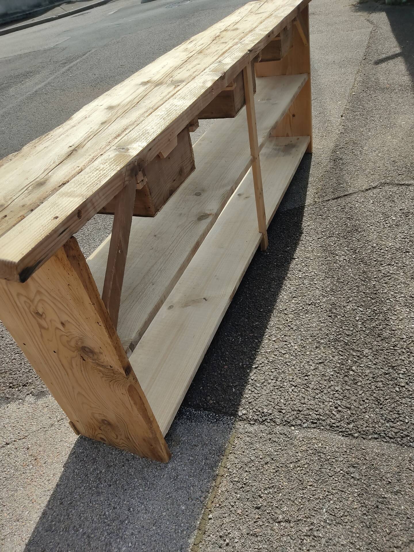 Workshop console table
