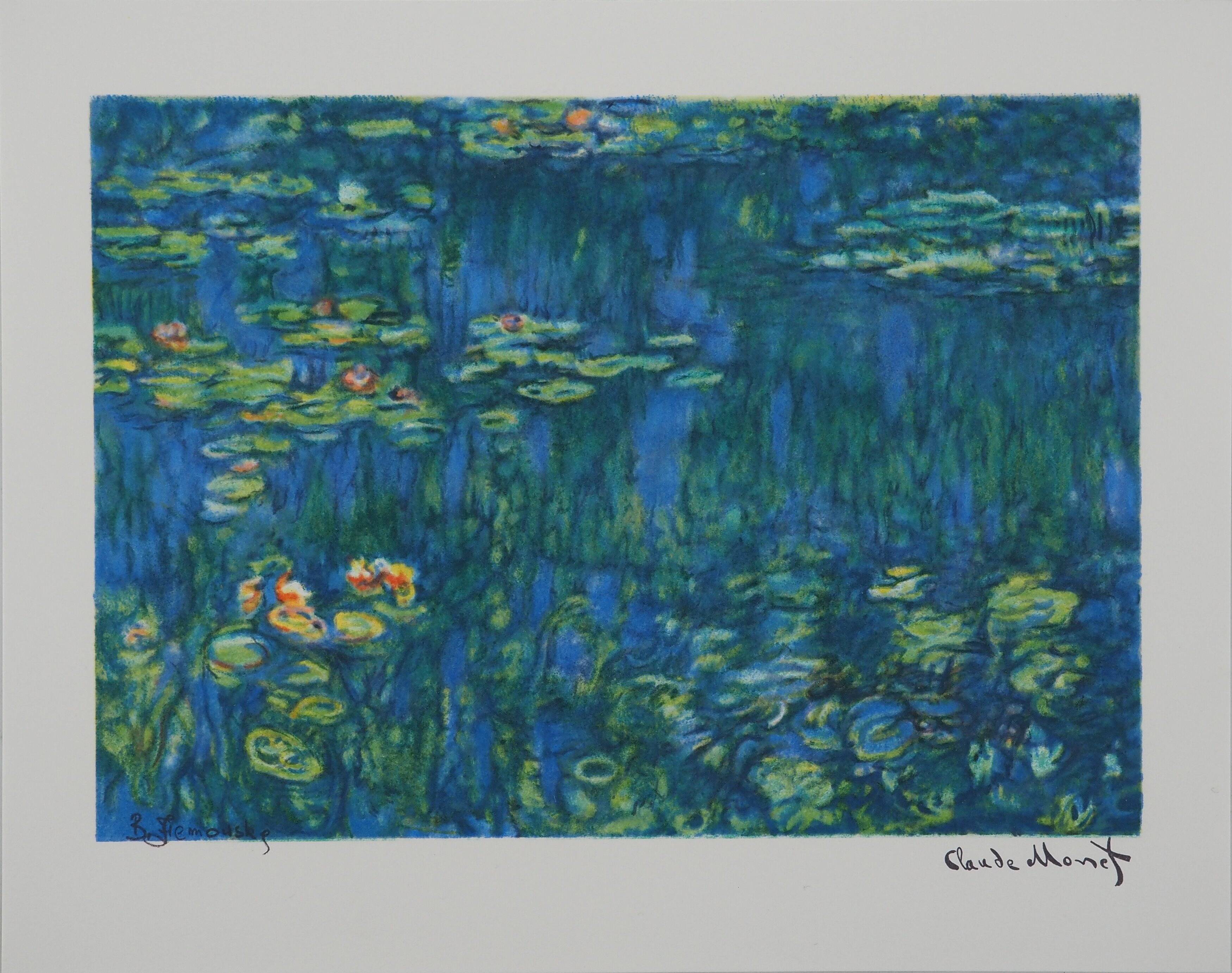 Claude Monet: Water Lilies, signed lithograph