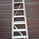 Large all-wood stepladder
