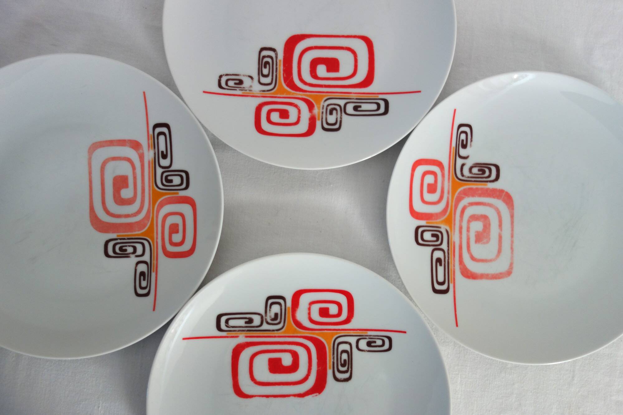 11 Winterling Marktleuthen Bavaria 70's dinner plates
