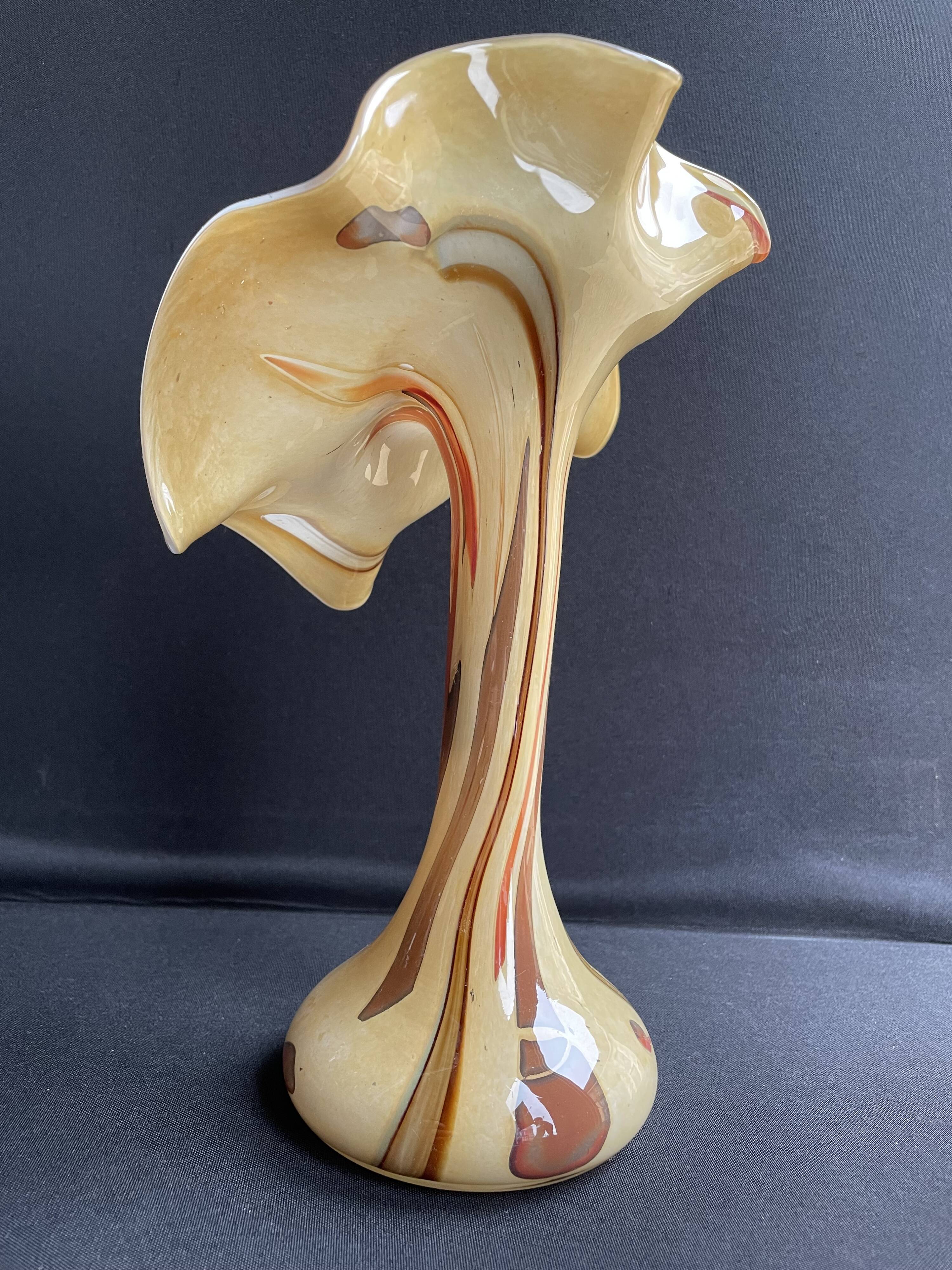 Verreries de Clichy ou de La Plaine Saint Denis - Vase soliflore