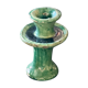 Tamegroute candlestick candlestick green glazed ceramic S H15 cm