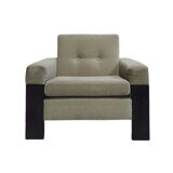 Vintage Brutalist armchair made in the 1970s